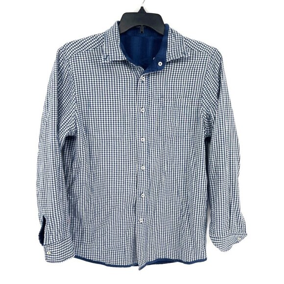 Southern Tide Mens Whispering Pines Reversible Shirt Size Medium Cotton - Picture 5 of 8